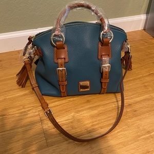 Dooney&Bourke Bristol pebble leather domed satchel